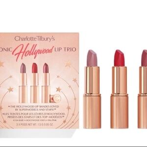 Charlotte Tilbury Hollywood Lipstick Set - Pink, Red, Nude
